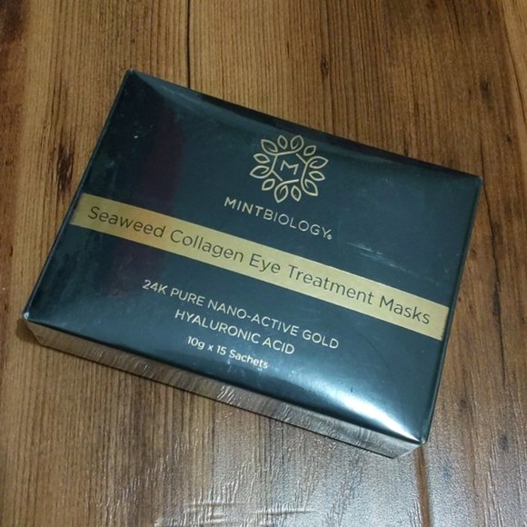 🆕 Mint biology 24k pure Nano-active gold Eye Treatment masks (15 packs) - Picture 7 of 7